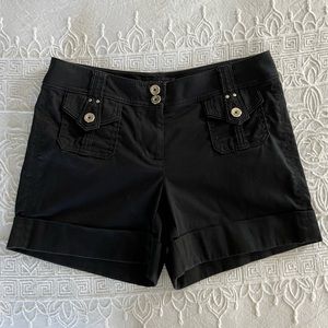 WHBM black shorts.  Size 4.
